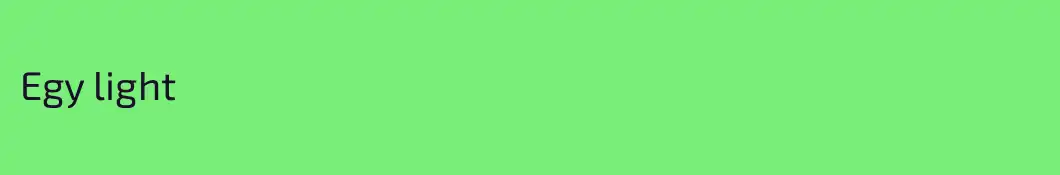 Egy light